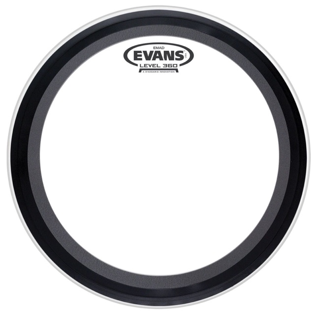 Evans 26" EMAD Batter Bass Drum Head Coated Kick Muffler Ring USA BD26EMADCW* — main photograph