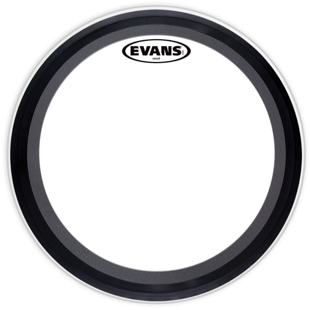 Evans 24" EMAD Batter Bass Drum Head Coated Kick Muffler Ring USA BD24EMADCW* — main photograph
