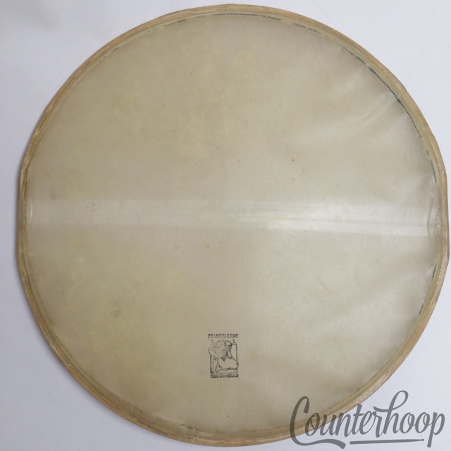 Ludwig&Ludwig 14"Calf Skin Snare Drum Resonant Crown-Head Vintage Transparent — main photograph