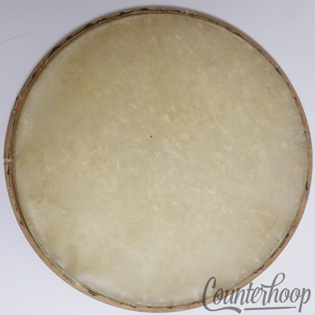 Gretsch 14" Calf Skin Snare Drum Resonant Head Vintage 50s Transparent USA* — main photograph