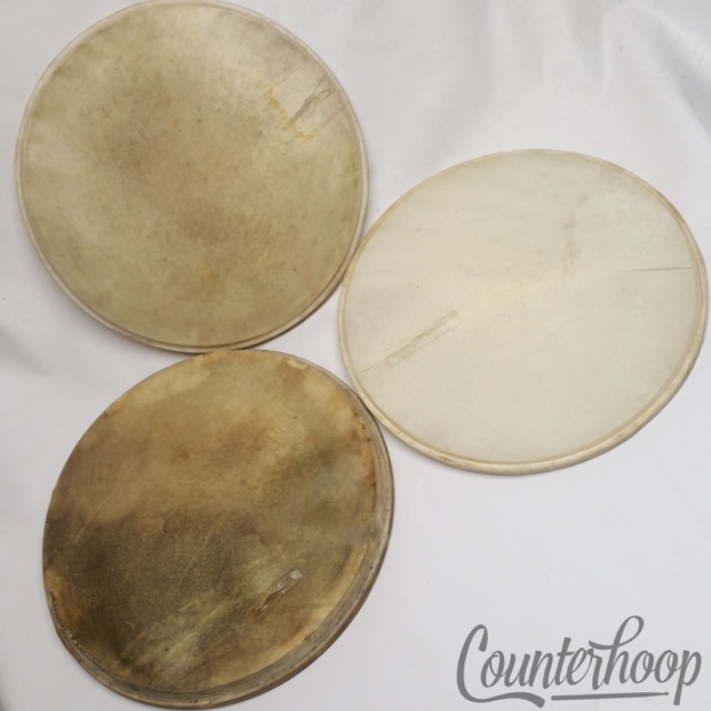 Amrawco Standard 3-14"Calf Skin Snare/Tom Drum Heads Batter Vintage 30s Calfskin — main photograph