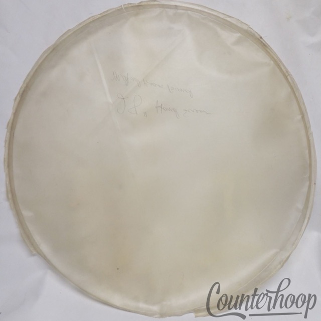 Ludwig 27"Timpani Calf Skin Bass Drum Head Retuck Vintage 30s Resonant Calfskin — main photograph
