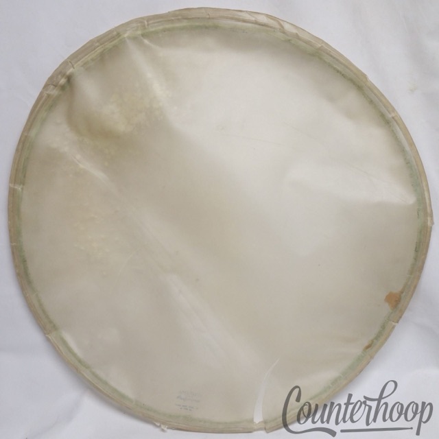 Ludwig 29" Timpani Calf Skin Bass Drum Head Retuck Vintage 30s Resonant Amrawco — main photograph