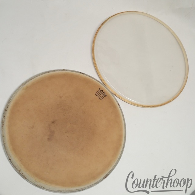 Remo 14" Drum Heads Coated Emperor Batter + Clear Resonant Single Ply Snare/Tom — main photograph