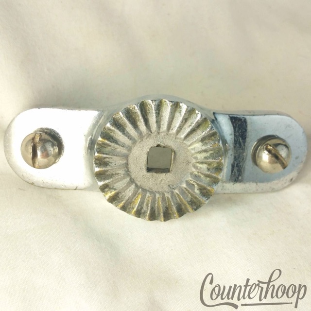 Leedy Chrome 2-Hole Tom Mount Bracket Part for Ratchet Clamp-On Vintage 30s USA* — main photograph