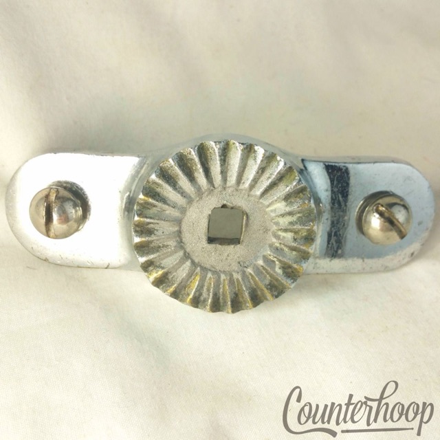 Leedy Chrome 2-Hole Tom Mount Bracket Part for Ratchet Clamp-On Vintage 30s USA* — main photograph