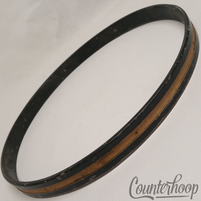 Gretsch 14"3-Ply Maple Wood Hoop/Rim Snare Drum Resonant Vintage 40s Black 8Lug — main photograph
