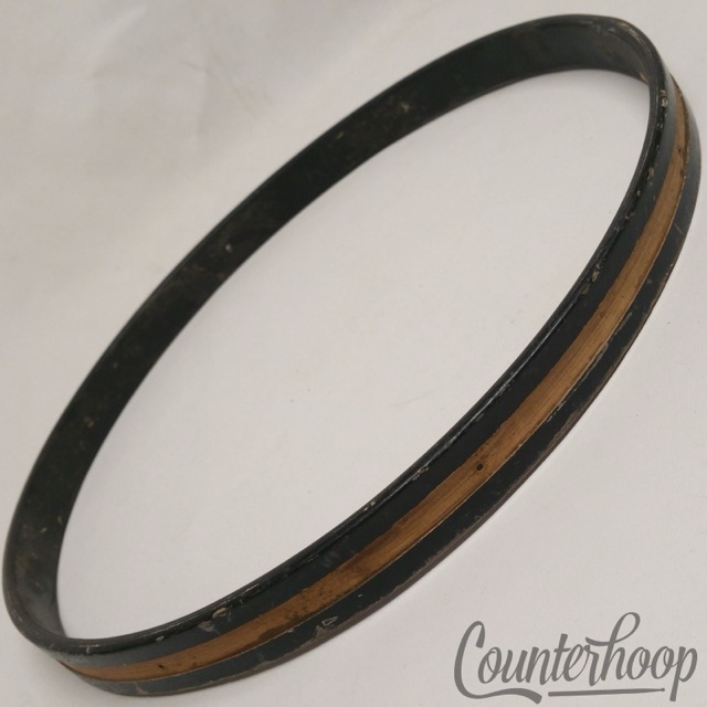 Gretsch 14"3-Ply Maple Wood Hoop/Rim Snare Drum Resonant Vintage 40s Black 8Lug — main photograph