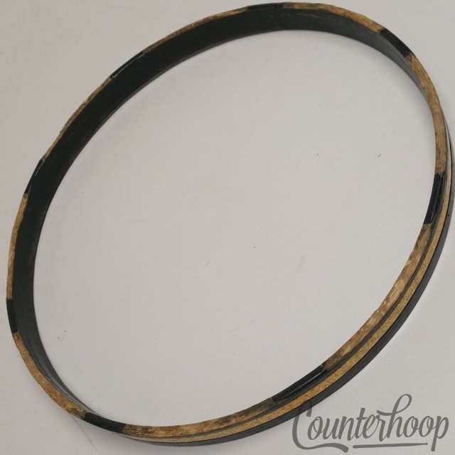 Slingerland 15"1-Ply Gold Sparkle Maple Wood Hoop/Rim Snare/Tom Drum 60s Batter — main photograph