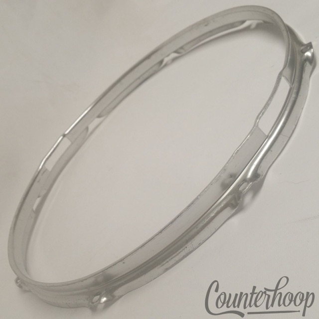 Ludwig 14" Prototype Acrolite Drum Rim Aluminum Snare Resonant Hoop Vintage 60s — main photograph