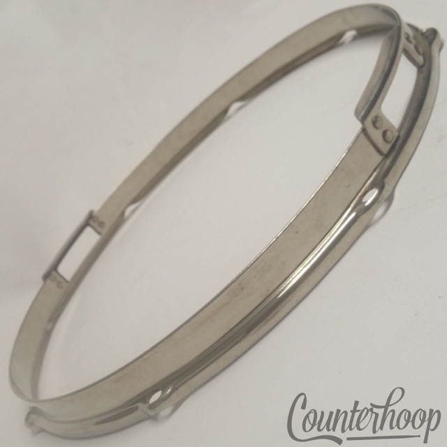 Slingerland 14" Radio King Snare Drum Resonant Rim Brass Hoop Nickel Gates NOB* — main photograph
