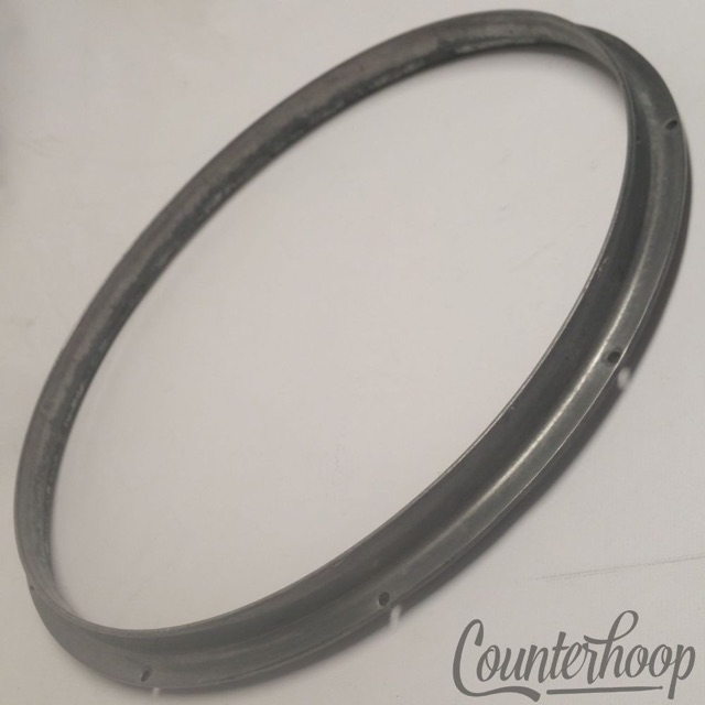 Geisler Snare Drum Batter Rim 10-Lug Cast Aluminum Vintage 20s Slingerland Hoop — main photograph