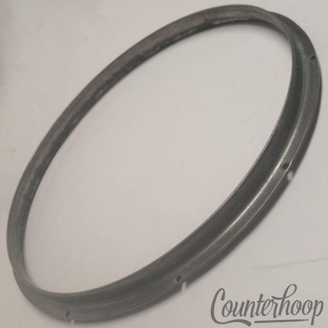 Geisler Snare Drum Batter Rim 10-Lug Cast Aluminum Vintage 20s Slingerland Hoop — main photograph
