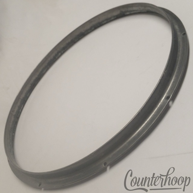 Geisler Snare Drum Batter Rim 10-Lug Cast Aluminum Vintage 20s Slingerland Hoop — main photograph