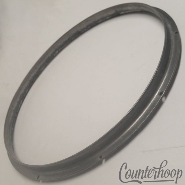Geisler Snare Drum Batter Rim 10-Lug Cast Aluminum Vintage 20s Slingerland Hoop — main photograph