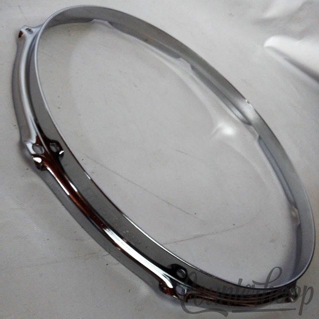 Gretsch 14" 302 8-Lug Rim/Hoop 3mm Thick Double-Flange Chrome Plating Stick-Chop — main photograph