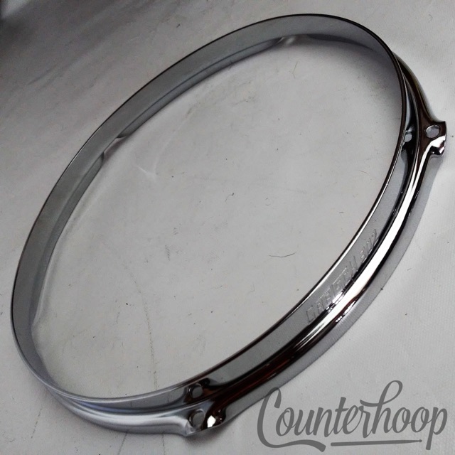 Gretsch 12"302 5-Lug Rim/Hoop 3mm Thick Double-Flange Chrome Plating Stick-Chopp — main photograph