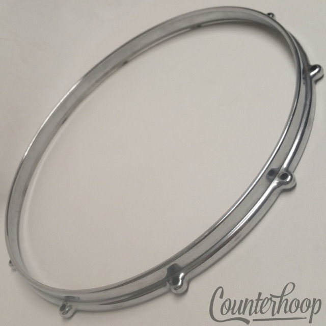 Premier Die-Cast Rim Vintage 50s Resonant Chrome Snare Drum Elite Hoop England* — main photograph