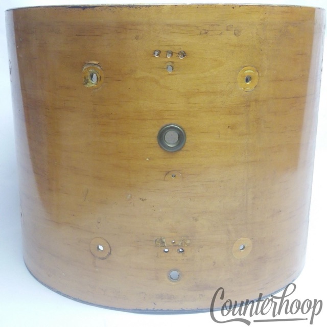 Ludwig 15x12" Snare Drum Shell 10s 3-Ply Maple Vintage Marching/Parade Chicago* — main photograph