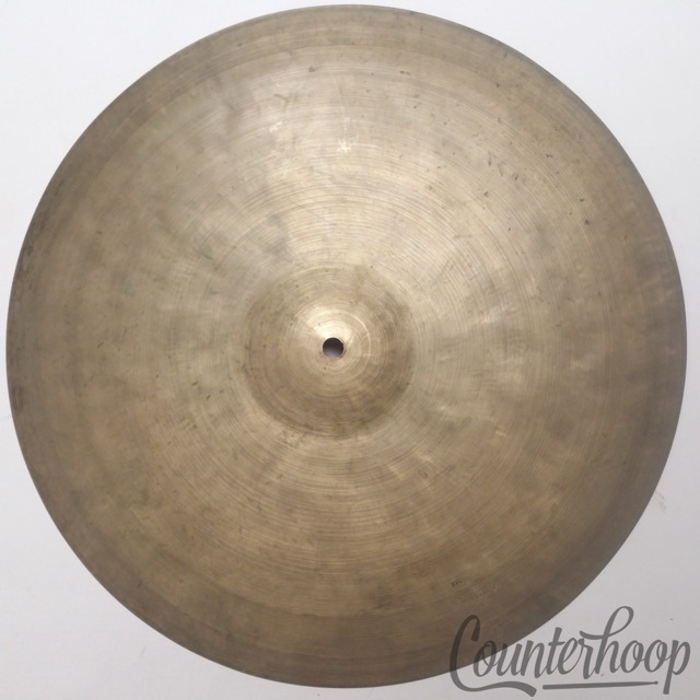 Zildjian K Istanbul 15"Hi-Hat Cymbal Vintage 40s Turkey Hand Hammered B20 Bronze — main photograph