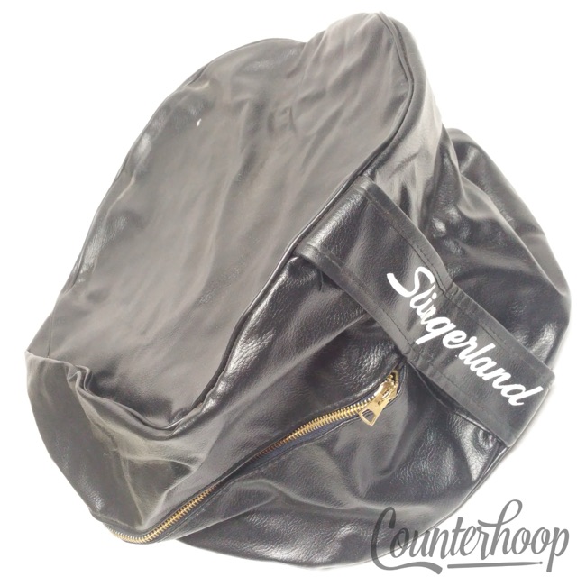 Slingerland 8x12" Tom Drum Leather Case/Bag Vintage 60s-70s Niles Script Logo* — main photograph