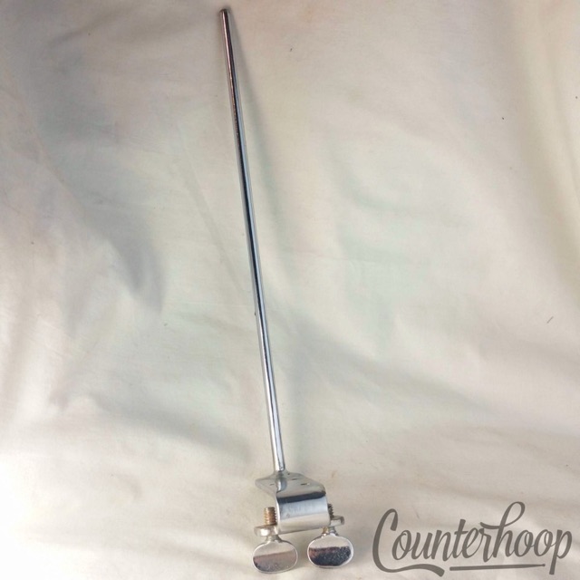 Duplex Fixed Splash Cymbal Holder Clamp-On Bass Drum Hoop Mount USA Vintage 30s — main photograph