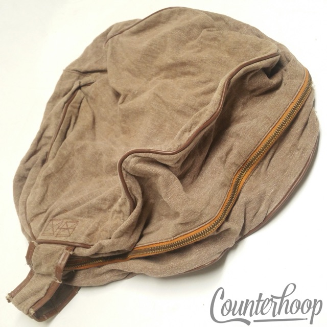 Ludwig 5x14" Tan Canvas Fabric Snare Drum Case Soft Shell Covers 50s USA* — main photograph