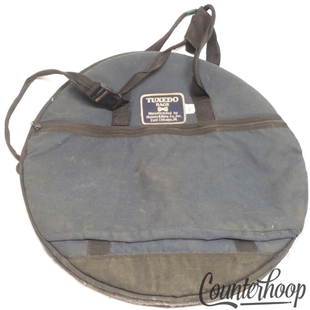 Humes & Berg 22-Inch Tuxedo Cymbal Bag Black Protective Case Crash/Rides w/Strap — main photograph