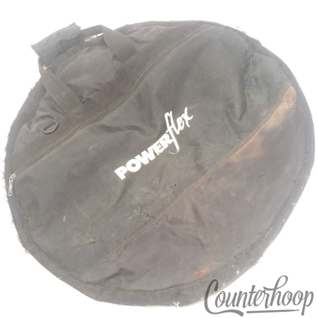 TKL POWERflex 22-Inch Cymbal Bag Black Case Crash/Rides +Stick/Book Compartment — main photograph