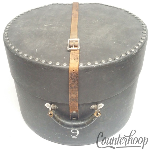 Leedy 12-14x16"Floor Tom Drum Tenor Hard Shell Drum Case Fiber Vintage 40s USA* — main photograph