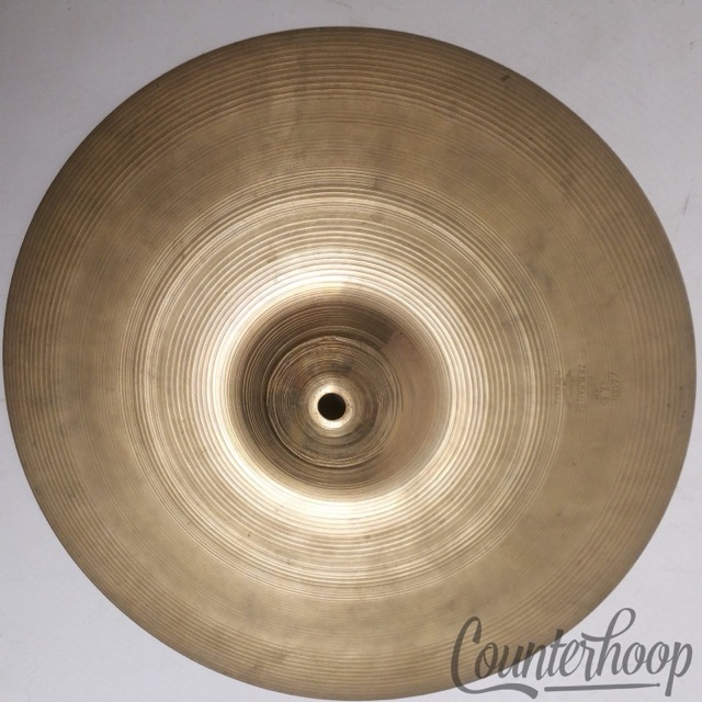 Zildjian 13"Hi-Hat Cymbal 1107g Bottom Turkish USA B20 Vintage 50s Avedis A* — main photograph