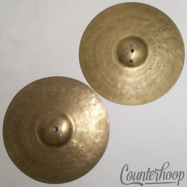 Zildjian K Istanbul 13" Hi-Hats Cymbals Set Cie Constantinople Turkey Gretsch* — main photograph