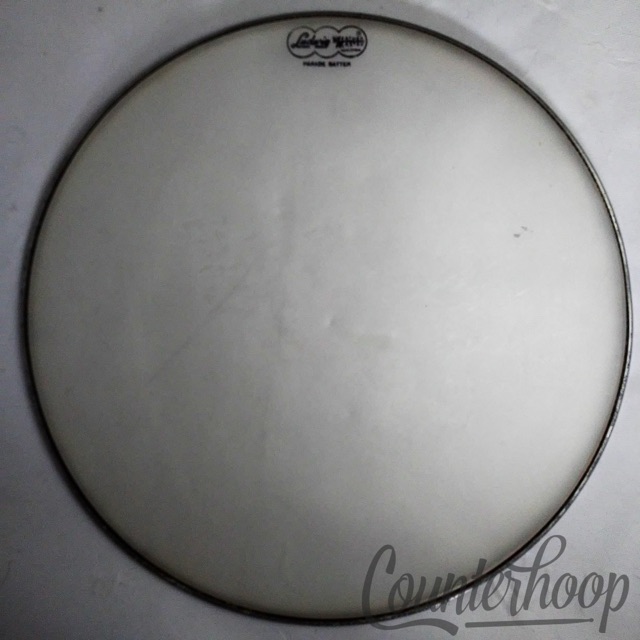 Ludwig 16"Weather Master Drum Head Parade Batter Marching Snare Floor Tom Script — main photograph