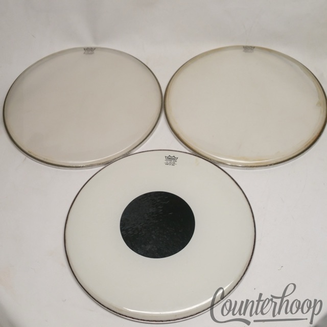 Remo 3x 16" Emperor Snare + CS Batter Floor Tom Marching Parade Drum Heads Set* — main photograph