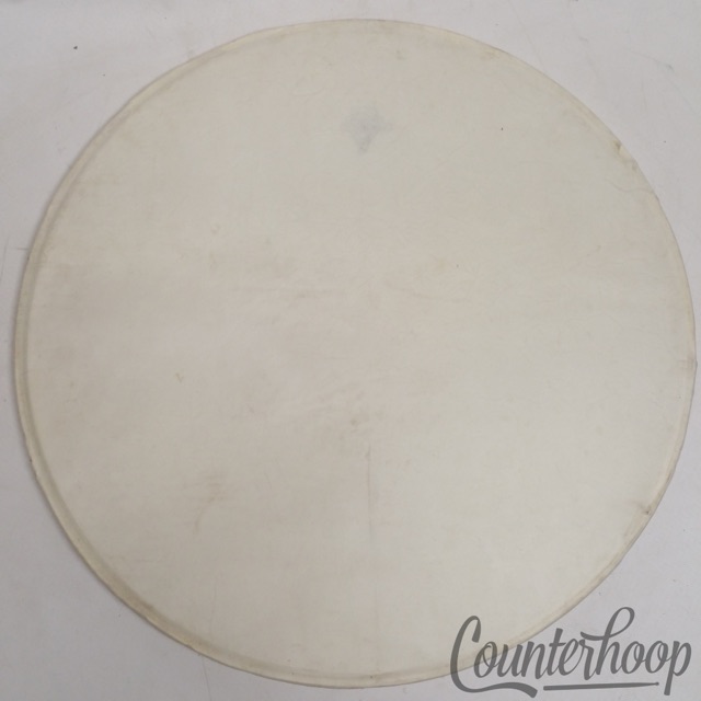 Leedy 18" Calf Skin Bass Drum/Floor Tom Head Regular Hardwhite Maple Flesh Hoop — main photograph