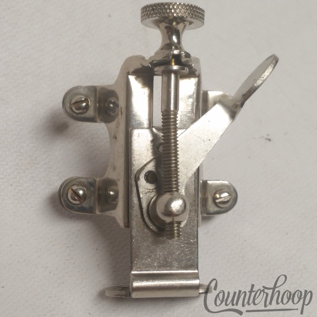 Leedy Reliance/Presto Snare Drum Throw-Off Strainer Nickel Vintage 30s Marching — main photograph