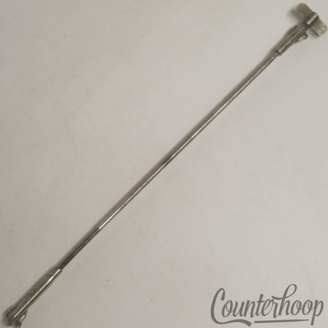 Leedy Single-Tension T-Rod+Claws Marching Snare/Bass Drum Vintage 10s Nickel USA — main photograph
