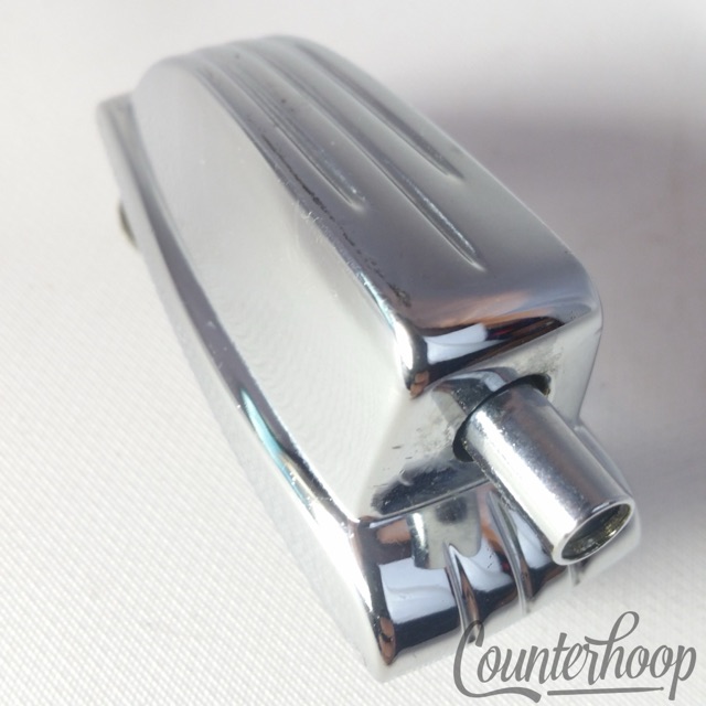 Ludwig Bass Drum/Floor Tom Lug Vintage Chrome Long Swivel Super Classic 60s USA — main photograph