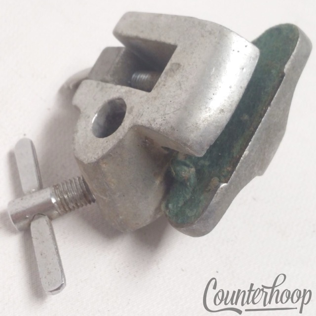 Leedy & Ludwig Clamp-On Bass Drum Adjustable Spur Mount Solid Aluminum Vintage* — main photograph