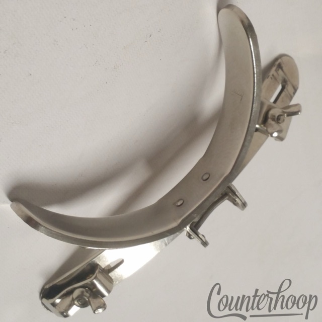 Leedy Marching Snare Drum T-Rod Harness Mount Nickel USA Elkhart, IN Vintage 40s — main photograph