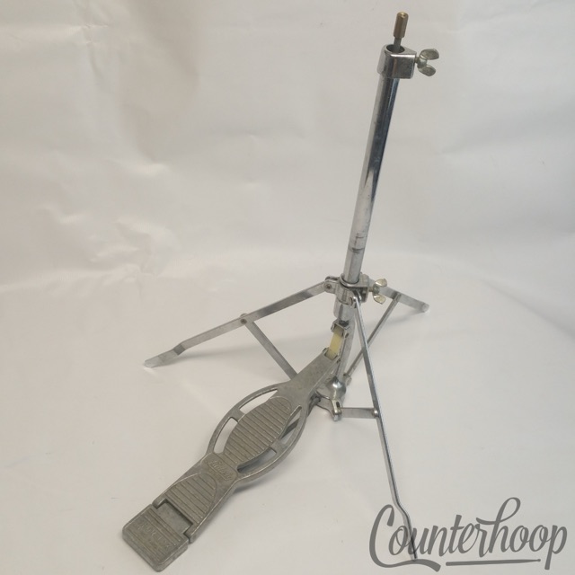 Ludwig Atlas Hi-Hat Cymbal Stand Tripod Base+Pedal 1123 Spur-Lok Vintage 70s* — main photograph