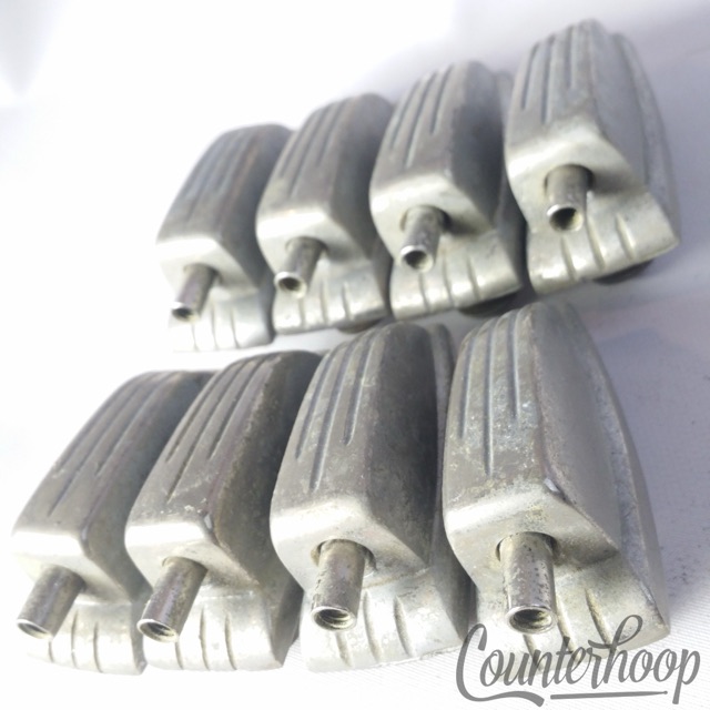 Ludwig Bass Drum Floor Tom Classic Lugs 8x Nickel 1 11/16" 50s/60s Vintage USA* — main photograph