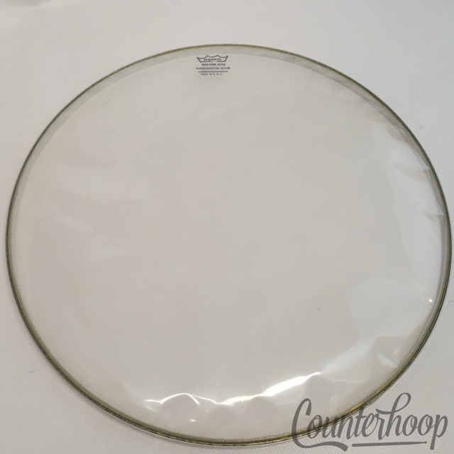 Remo 16" Ambassador Clear Resonant Snare Side Drum Head Made In USA Weatherking — main photograph