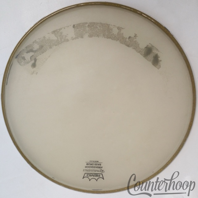 Remo 16" Renaissance Ambassador Bass Drum Head Weatherking Made In USA — main photograph