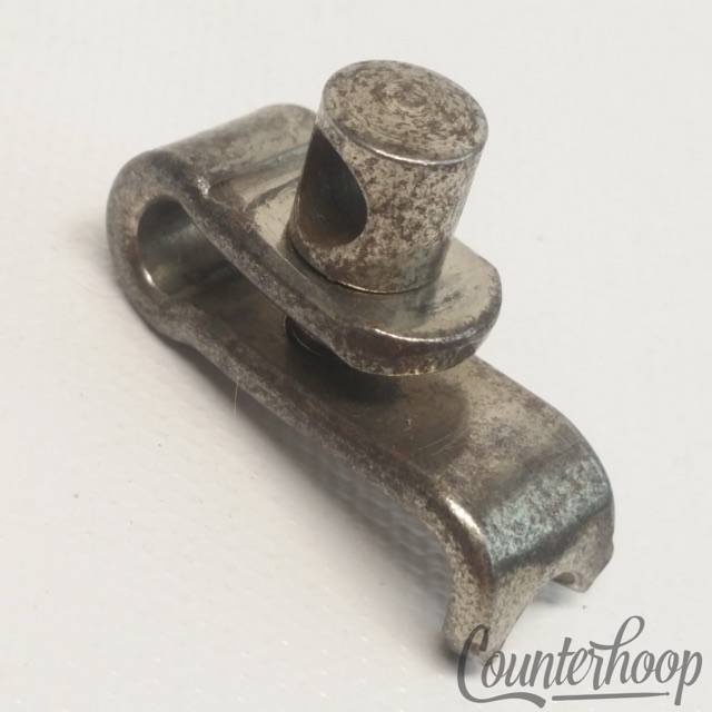 Ludwig Leedy Clanger Parts Vintage Bass Drum Pedal Cymbal Striker Rod Mount USA — main photograph