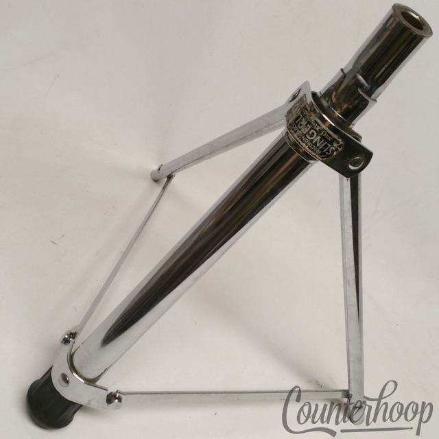 Slingerland Drum Throne Vintage 70s Niles Tube Legs Chrome USA Tripod Base Part — main photograph