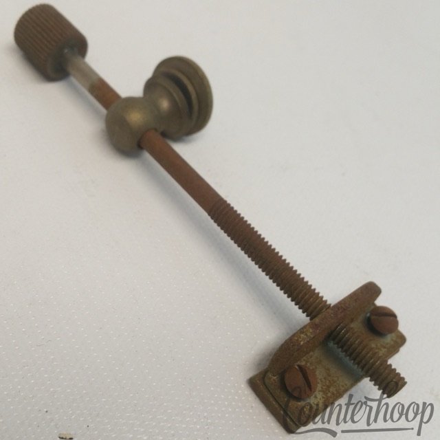 Leedy Snare Drum Strainer Tensioner Single-Point Eyelet Nickel Vintage10s 4 1/16 — main photograph