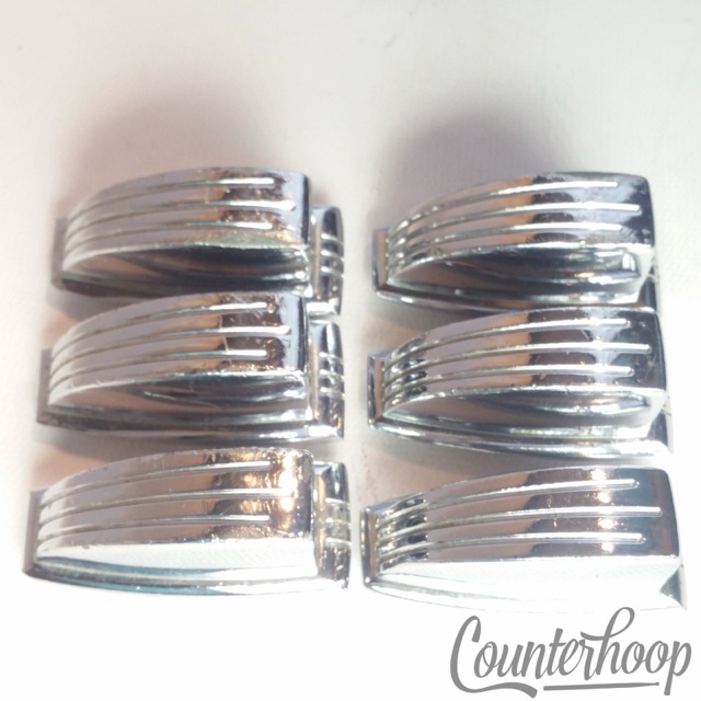 Ludwig 6x Tom Drum Small Classic Lug Chrome 1 1/4"Vintage Short Swivel-Nut 80s* — main photograph