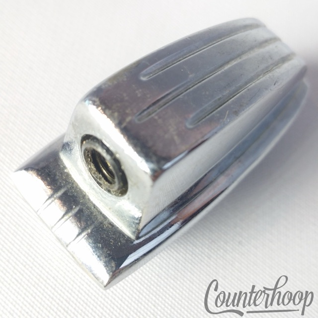 Ludwig Tom/Snare Drum Small Classic Lug Chrome 1 1/4" Vintage 80s USA Hardware* — main photograph
