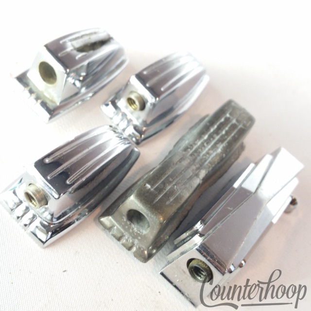 Ludwig 5x Lugs Parts Lot Snare/Tom Drum Hardware Imperia/Bow-Tie/Classic Tom USA — main photograph